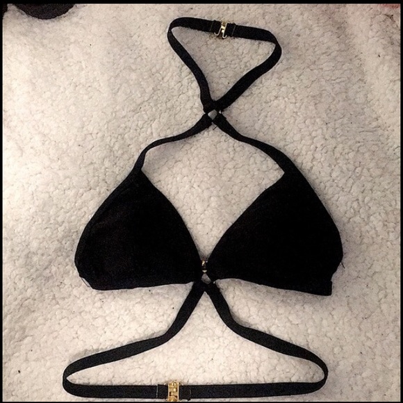 💥NWOT💥 never worn strappy black bikini - Picture 2 of 6